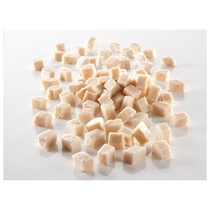 Hähnchenbrustwürfel küchenf. gegart 20x20mm m.Flüssigw. 10Kg