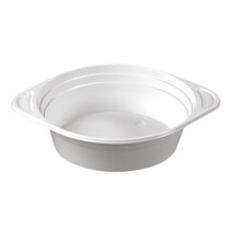 Suppenterrinen PP rund weiss m. Anfasser 500ml 100St PapStar