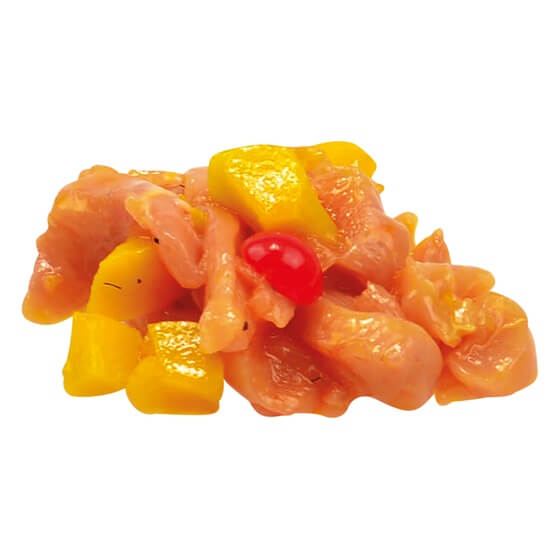 Putenoberkeulengeschnetzeltes roh,gewürzt"Hawaii" ca.1kg