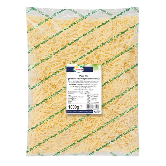 Pizzamix gerieben 3mm 1kg Frischpack