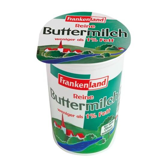 Reine Buttermilch natur 0,1% Fett 20x250g Frankenland