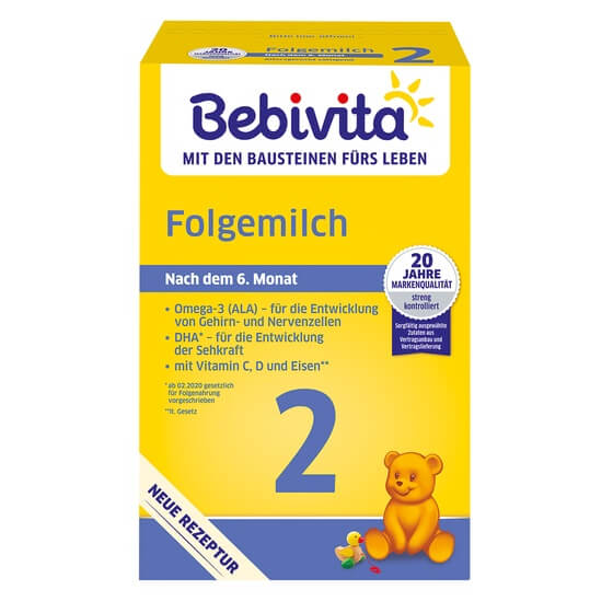 Folgemilch 2 nach 6. Monat 500g Bebivita