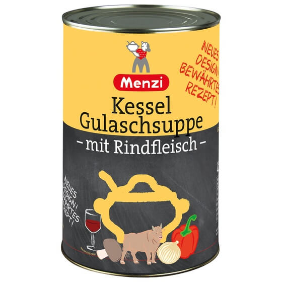 Kessel Gulaschsuppe 4,2Kg Menzi