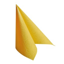 Servietten ROYAL gelb "Casali" 1/4-Falz 40x40cm 50 Stück PS