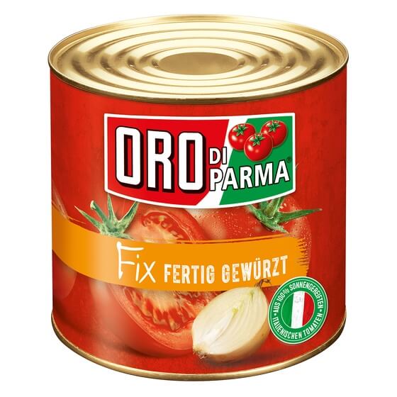 Fix Tomatenstücke in pikanter Sauce 2,5kg Oro di Parma