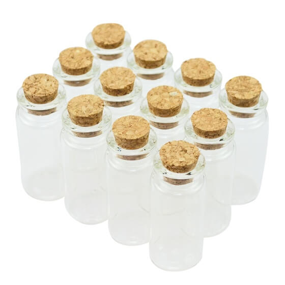 Mini Glasflaschen 10ml 60St