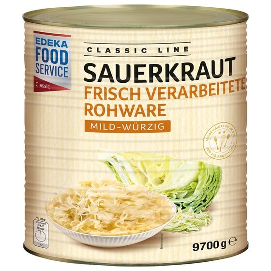 Delikatess Sauerkraut mild würzig 9,7kg EFS