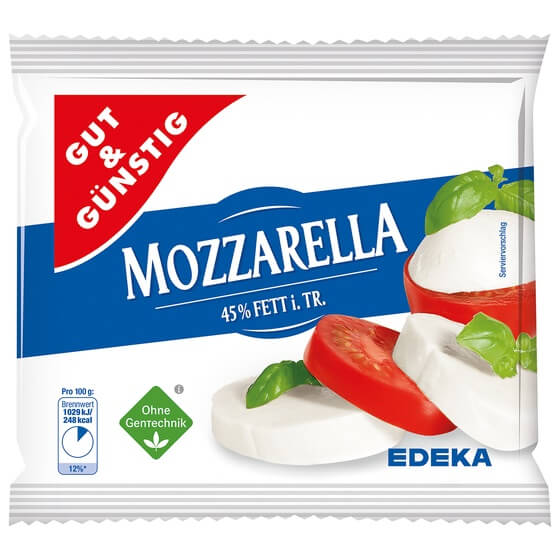 Mozzarella 45% F.i.T. 125g G&G