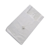 Hemdtragetasche weiß jumbo geblockt 30x18x55cm 100St ProHa