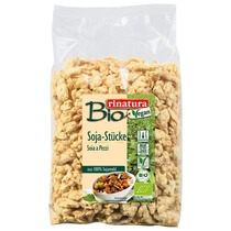 BIO Soja Stücke getrocknet für Gulasch 250g Rila Feinkost