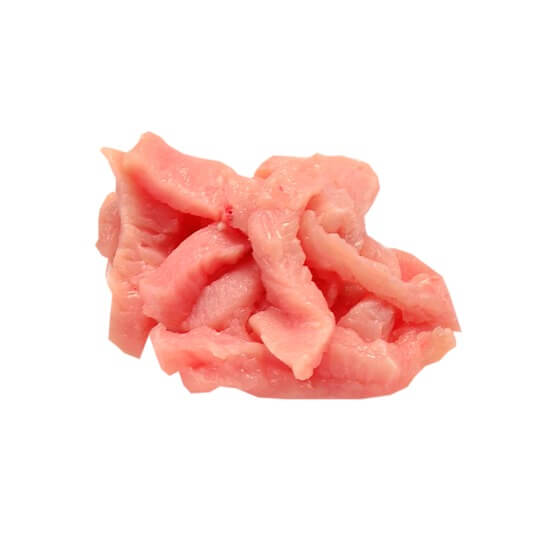 Putenbrustgeschnetzeltes extra, roh,natur ca.1kg