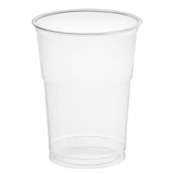 Trinkbecher Hurricane PET glasklar 0,4l 50St PapStar