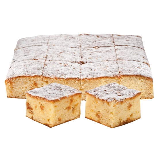 Zitronen-Blechkuchen geschnitten 24 Portionen TK 1,4kg
