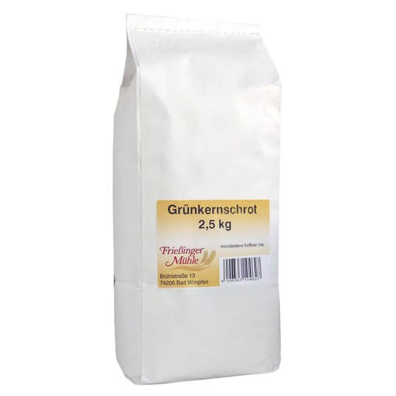 Grünkernschrot 2,5 kg  Friessinger Mühle