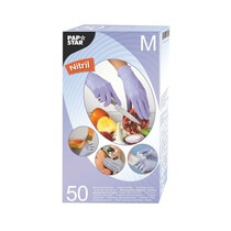 Handschuhe Nitril puderfrei flieder Größe M 50St PapStar