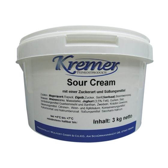 Sour Creme 3kg Kremer