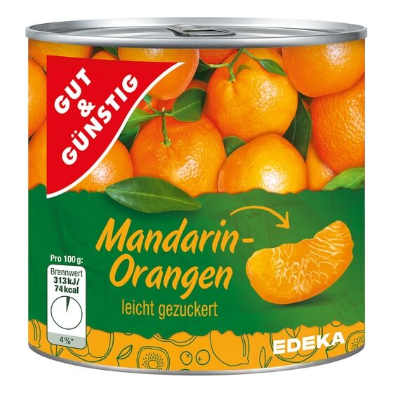 Mandarin Orangen 312g G&G