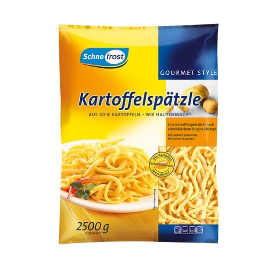 Kartoffelspätzle TK 2,5Kg Schnefrost