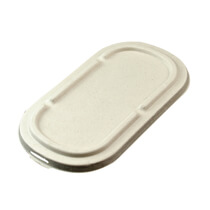 Bagassedeckel Braun 800ml 500St