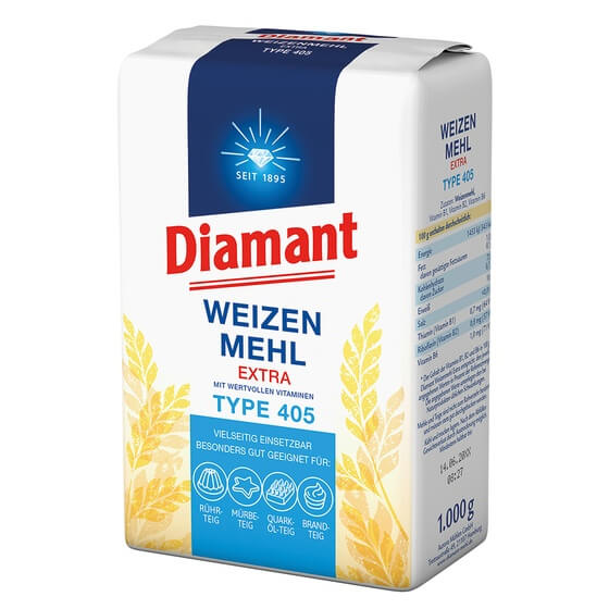 Weizenmehl Extra Type 405 1kg Diamant