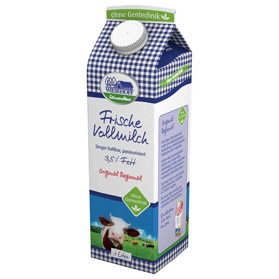 Vollmilch 3,5% ESL 1l Wiesehoff