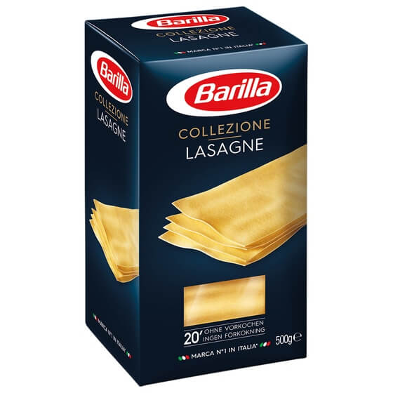 Lasagne Platten gelb ODZ 500g Barilla