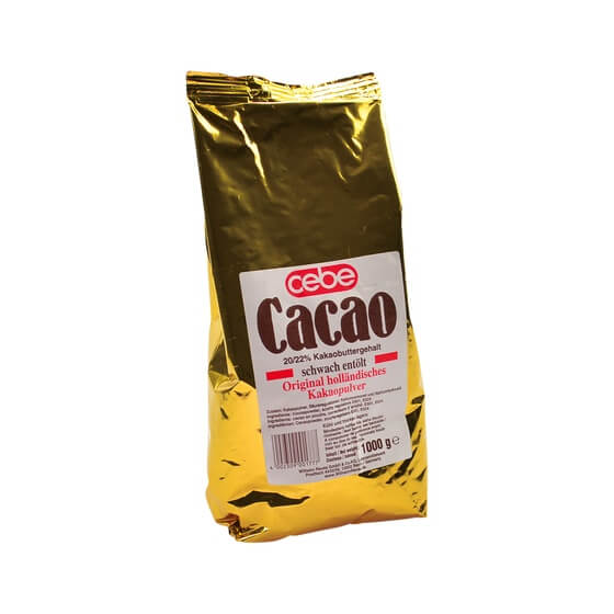 Kakaopulver schwach entölt 1Kg Cebe