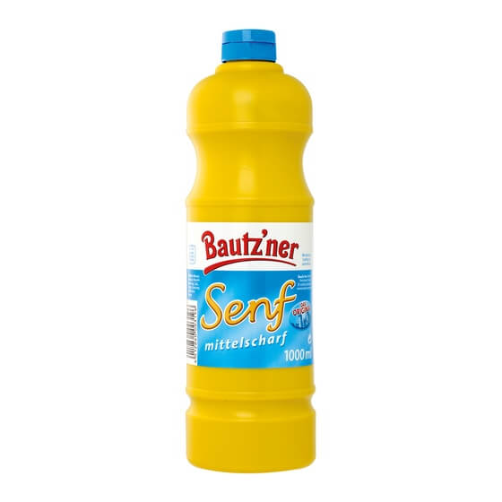 Senf Mittelscharf 1L Bautzner