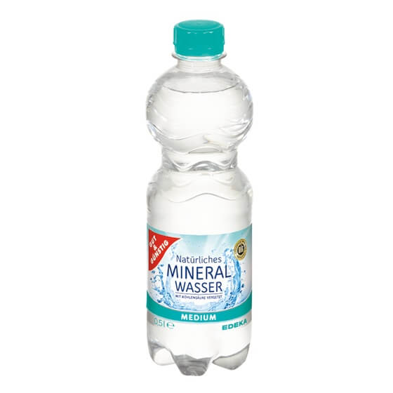 Mineralwasser Medium 3x6x0,5l PET Pfand Gut und Günstig