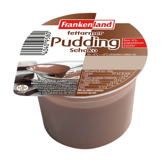 Pudding Schokolade 1,5% Fett 20x100g Frankenland