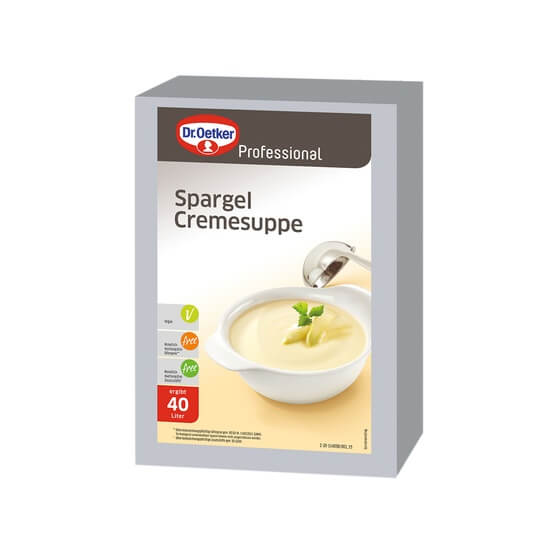 Spargelcremesuppe für 40 Liter 3kg Oetker