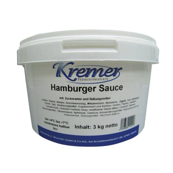 Hamburgersauce 3kg Kremer