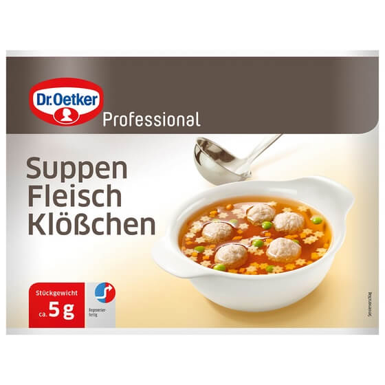 Fleischklößchen lactosefrei 5g TK 1Kg Dr. Oetker