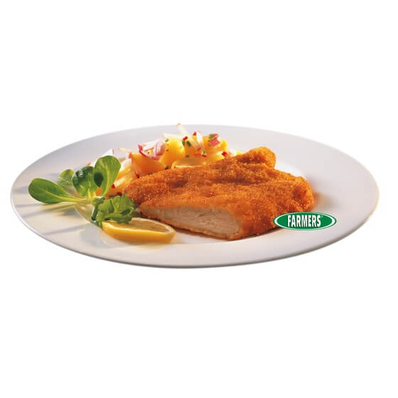 Putenschnitzel Paniert/gegart 160g/3kg Farmers