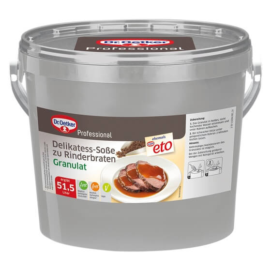 Delikatess Sauce zum Rinderbraten 5kg Dr.Oetker