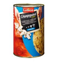 Champignons Scheiben 2.Wahl 4kg/2,3kg Lutece