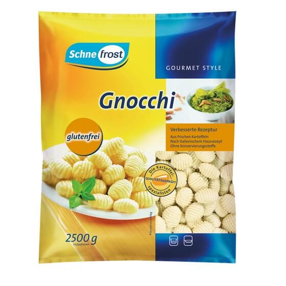 Gnocchi 8g/Stk. ODZ TK 2x2,5Kg Schnefrost