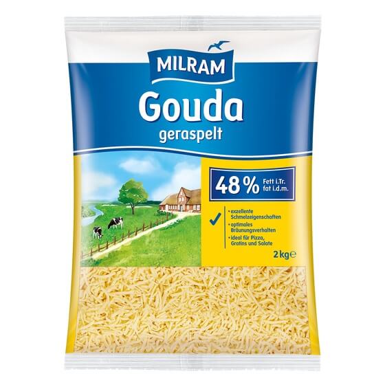 Gouda geraspelt 2000g Milram