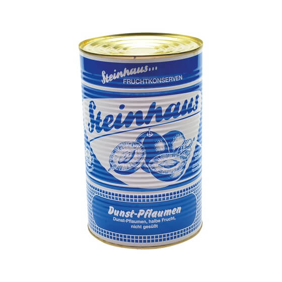 Pflaumen halbe Frucht Dunstkonserve 4,1kg/2,5kg Steinhaus