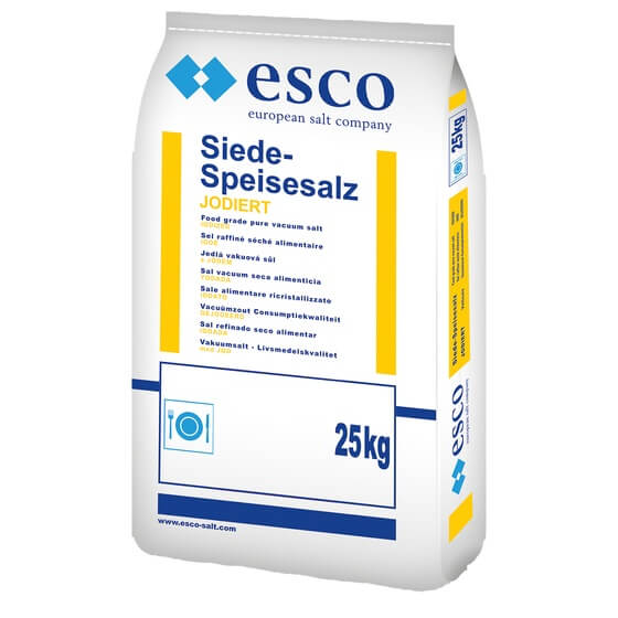 Jodiertes Speisesalz 25kg Esco