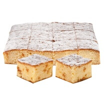 Zitronen-Blechkuchen geschnitten 24 Portionen TK 1,4kg