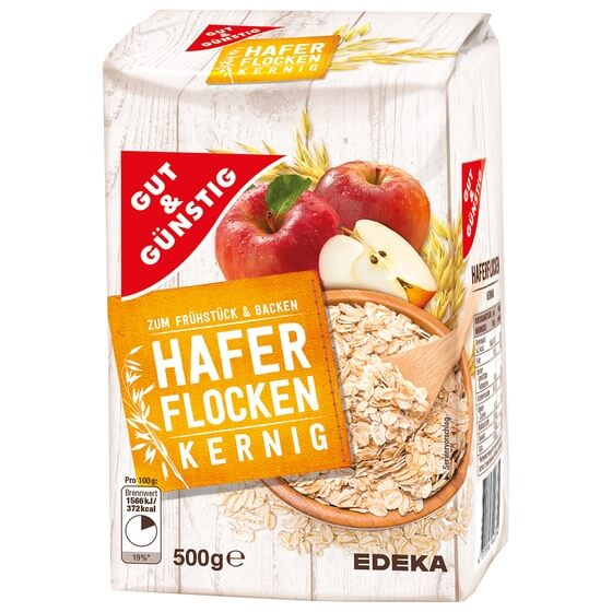 Haferflocken kernig 500g G&G