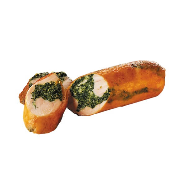 Hähnchen Roulade Florentiner 150g TK 3Kg Sprehe