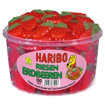 Haribo Riesen-Erdbeeren 150Stück/Dose
