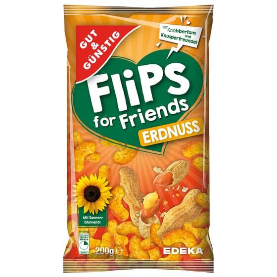 Erdnuss-Flips 200g G&G