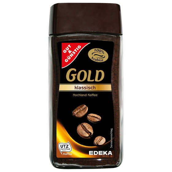 Instant Kaffee Gold 100g G&G