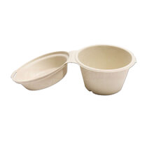 Bagassesnackbox Rund 575ml