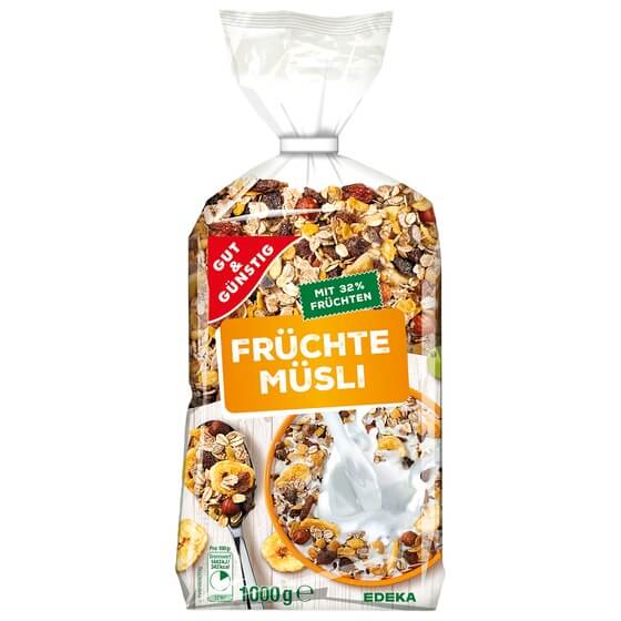 Früchte Müsli ODZ 1kg G&G