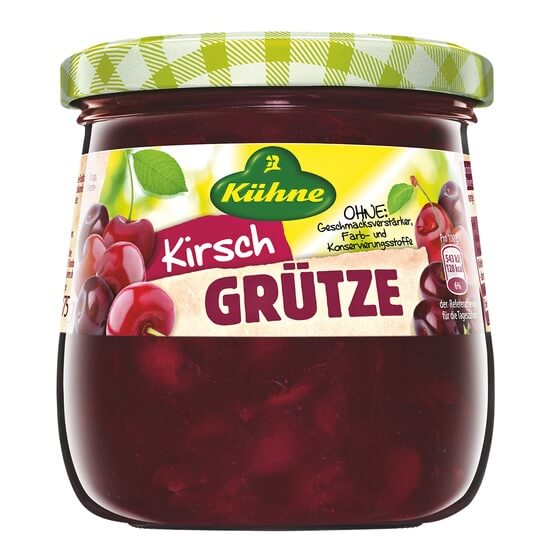 Kirsch Grütze 375g Kühne