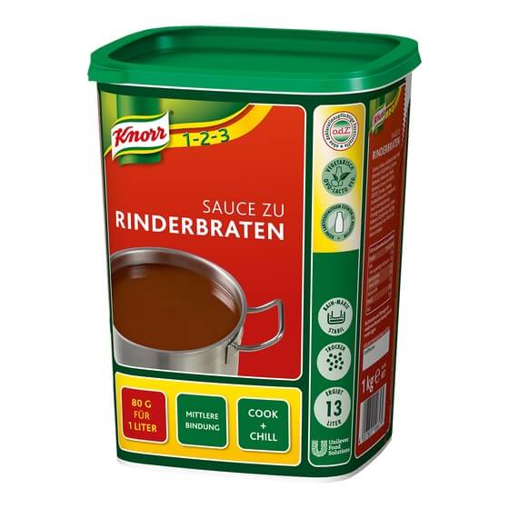 Delikatess Sauce zum Rinderbraten 1kg Knorr